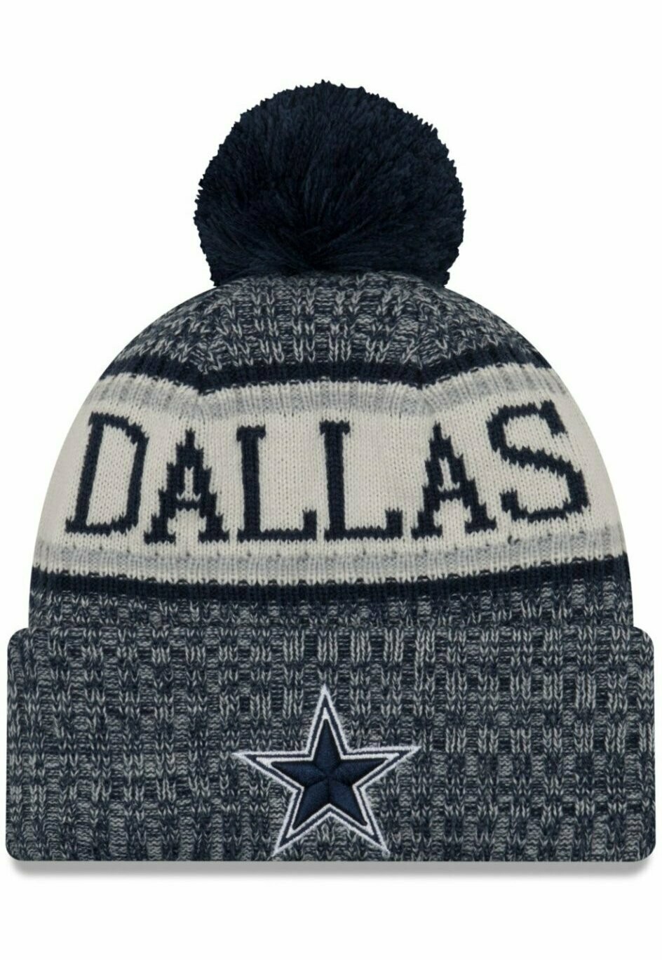 Шапка NFL SIDELINE BOBBLE DALLAS COWBOYS New Era, цвет multicoloured шапка nfl sideline historic dallas cowboys new era цвет multicoloured