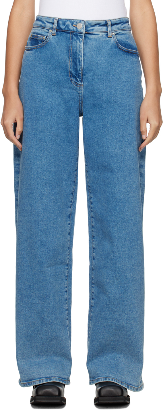 цена Синие джинсы-кокон Remain Birger Christensen