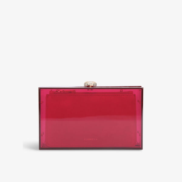 

Клатч Juicy с C-застежкой из плексигласа Carvela, розовый