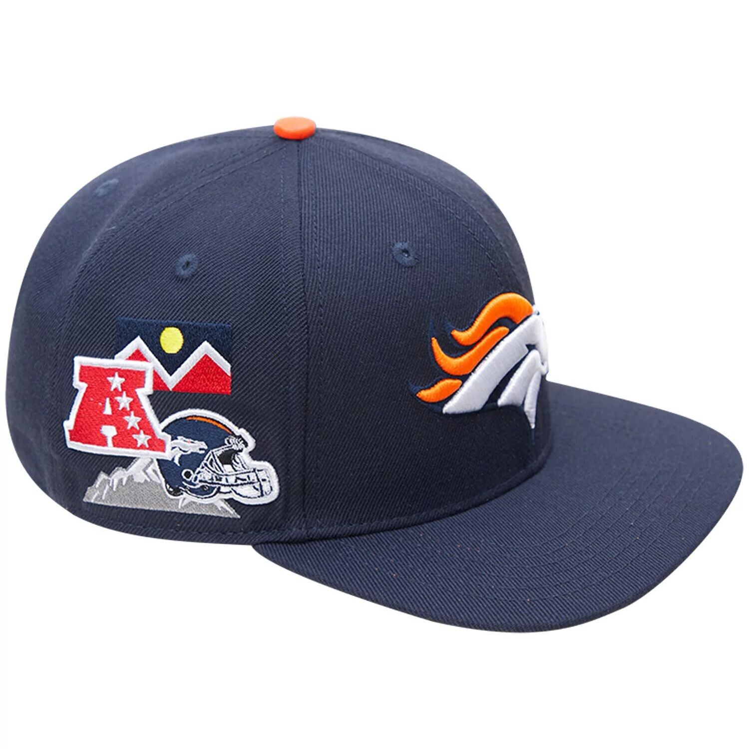 

Мужская кепка Pro Standard темно-синего цвета Denver Broncos Hometown Snapback