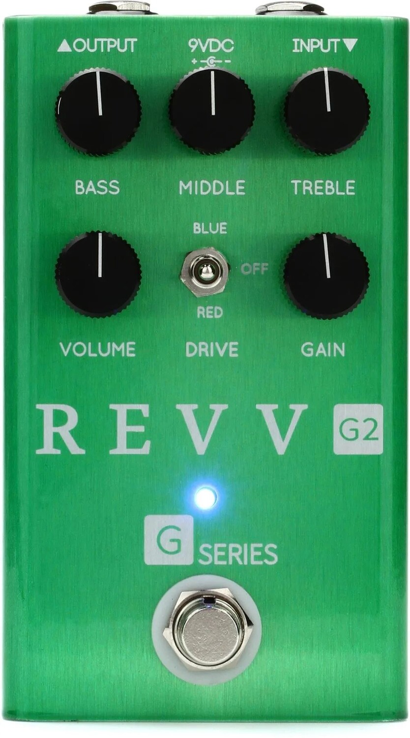 

Педаль предусилителя/овердрайва/дисторшна Revv G2 Green Channel
