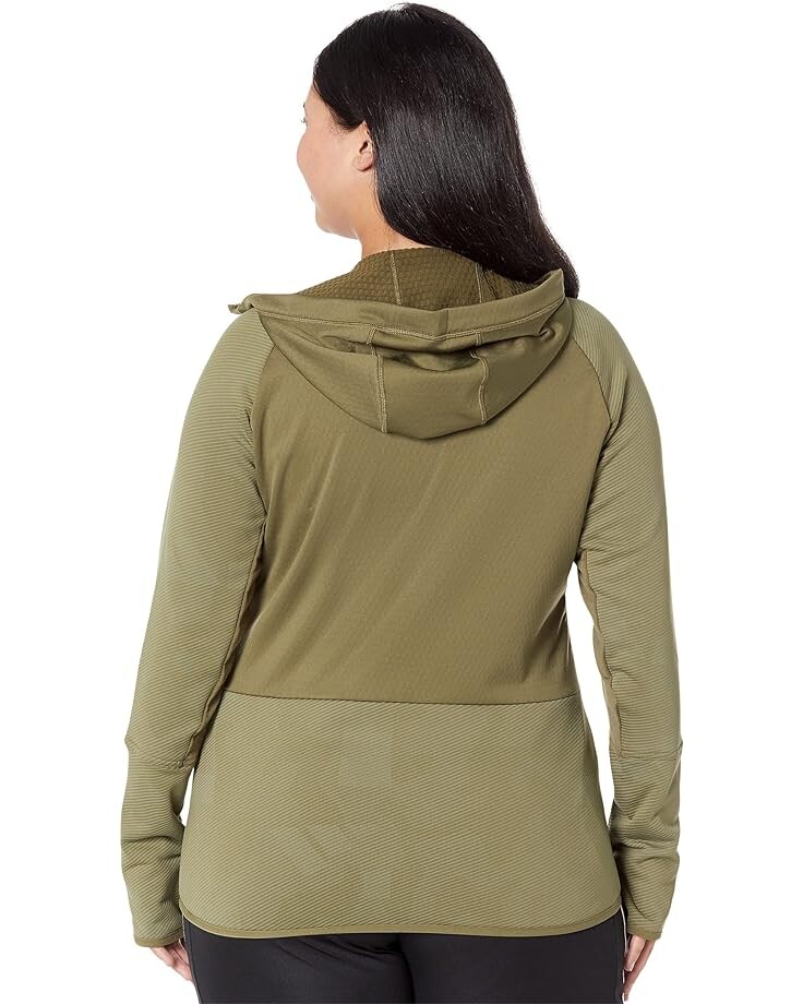 

Куртка Adidas Terrex Tech Fleece Hooded Jacket, цвет Focus Olive