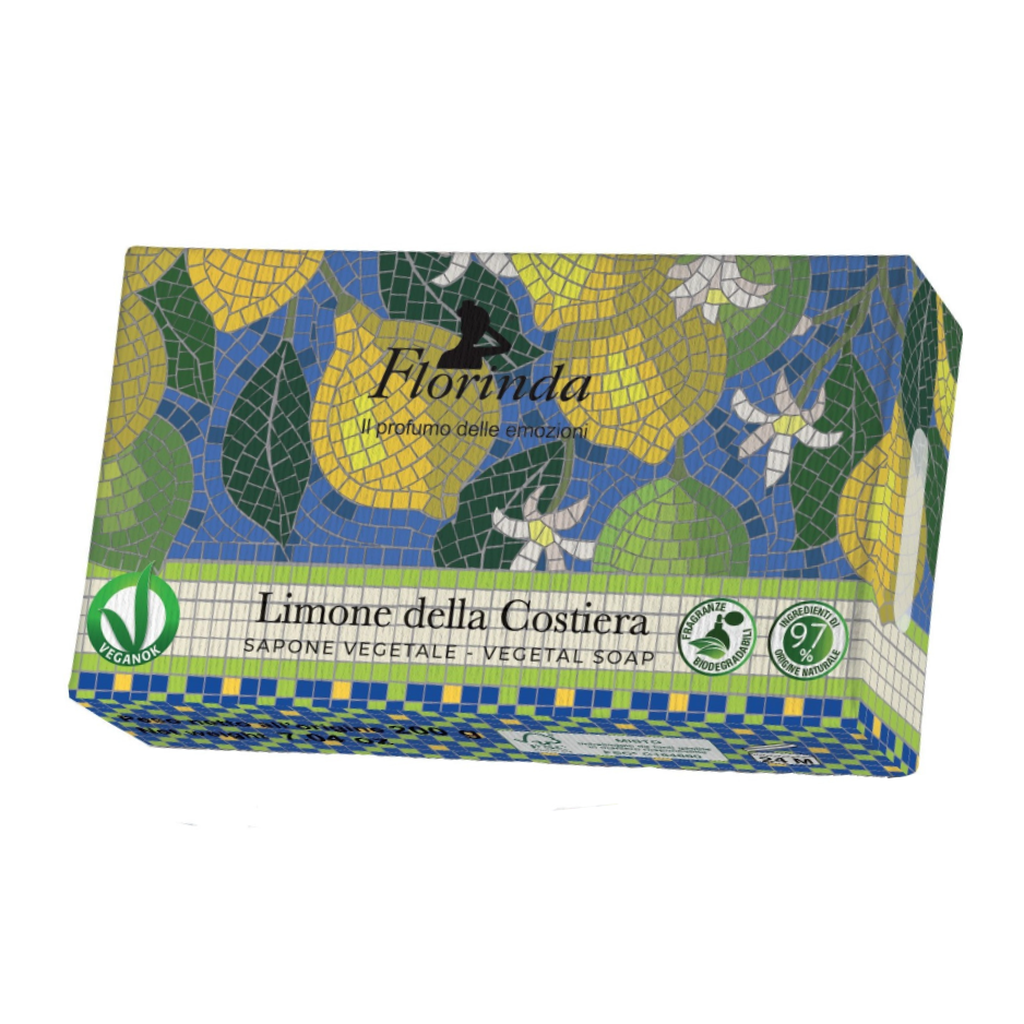 Мыло лимонное Florinda, 200 гр мыло скраб ручной работы на травах