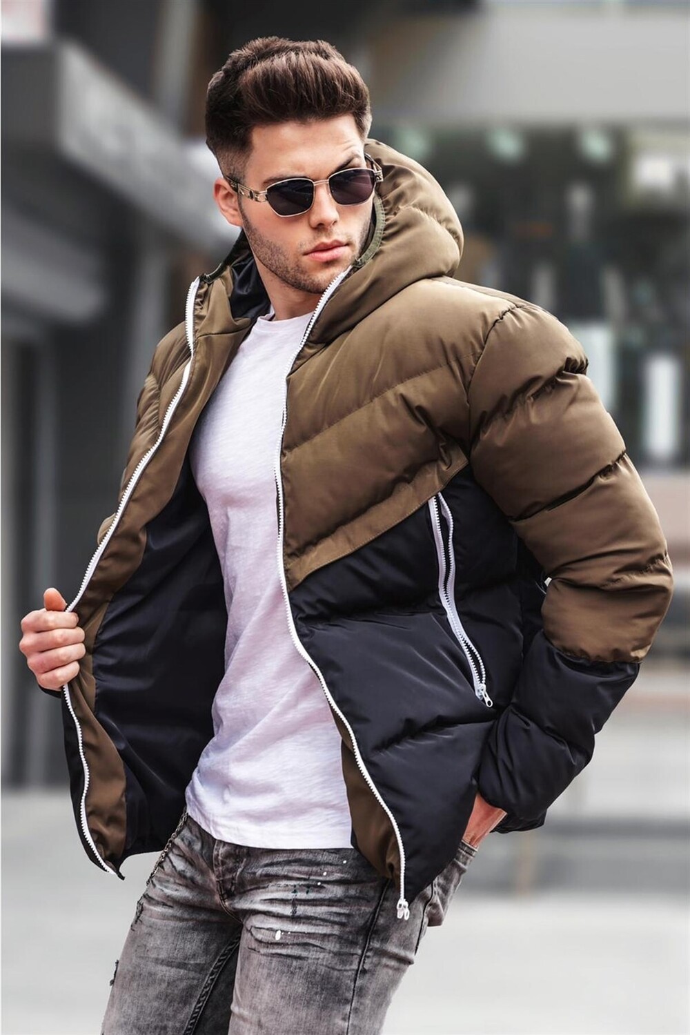 

Пальто Madmext, хаки