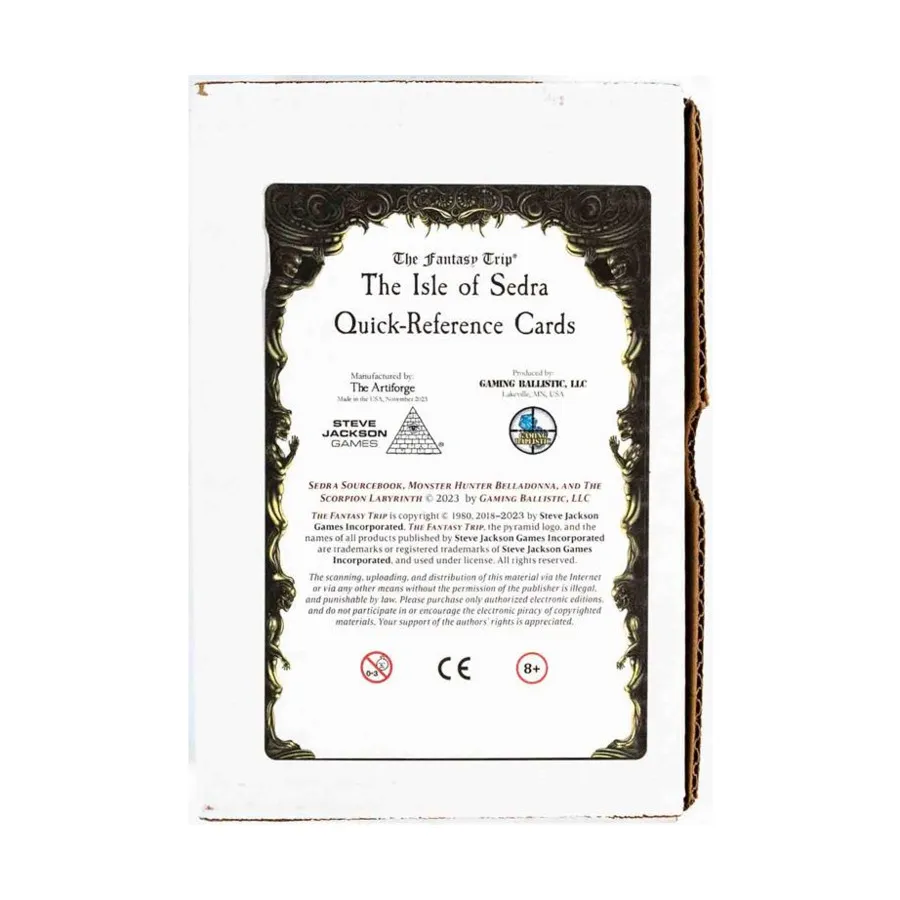 

Бокс-сет Decks of Destiny Cards - Isle of Sedra, Fantasy Trip