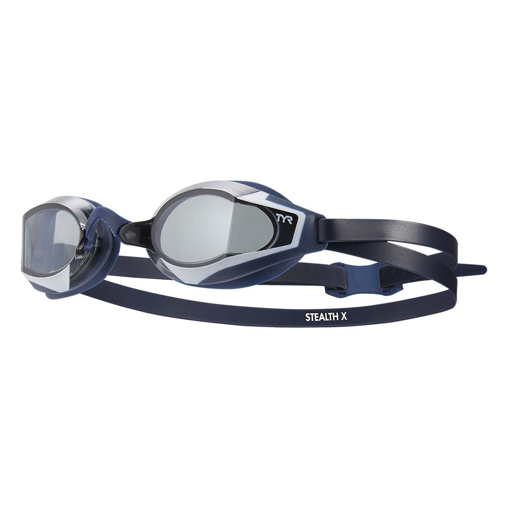 Очки для плавания TYR Stealth-X Performance, синий очки для плавания black hawk racing tyr зеленый