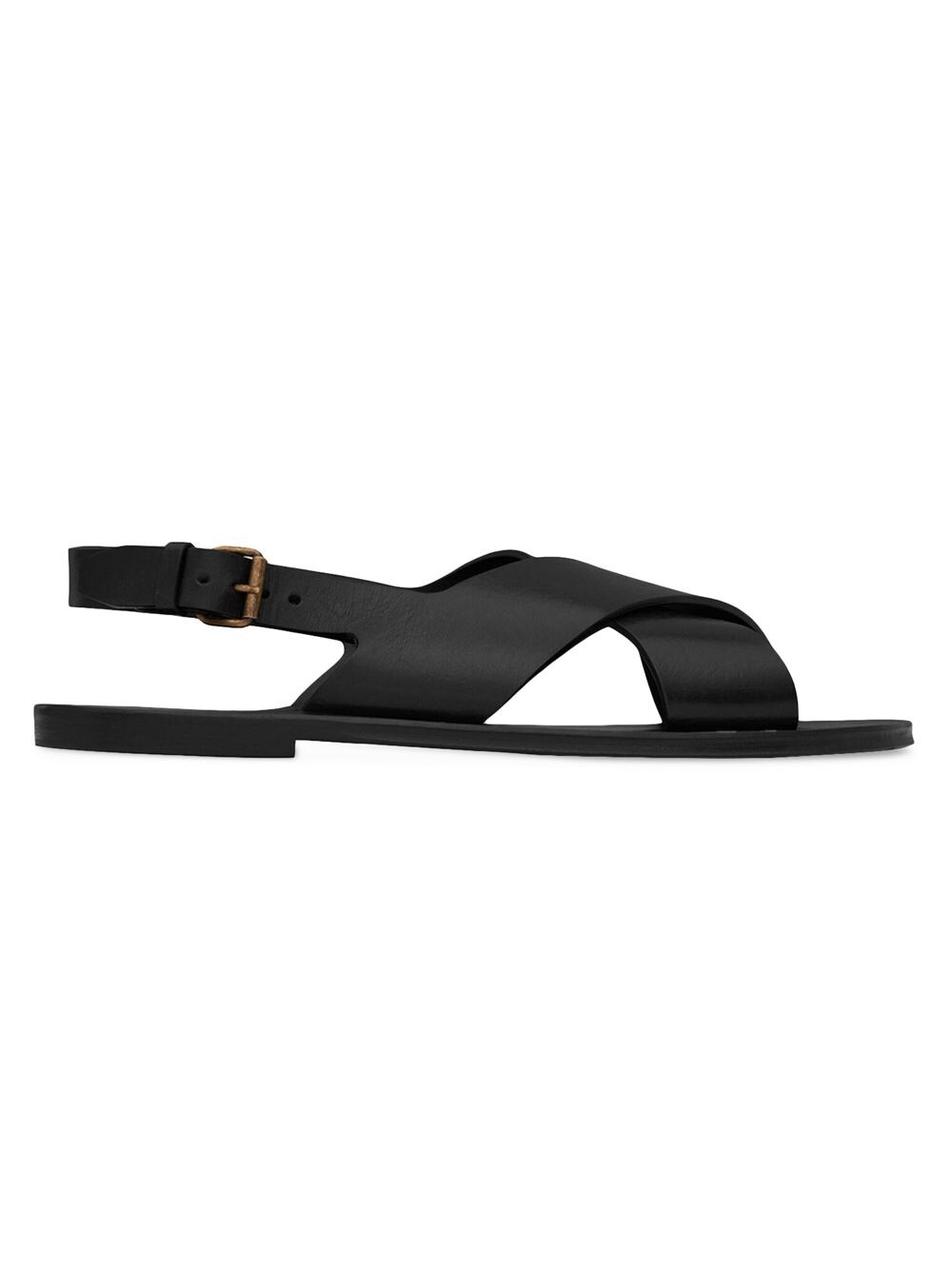 

Сандалии Mojave из гладкой кожи Saint Laurent, неро