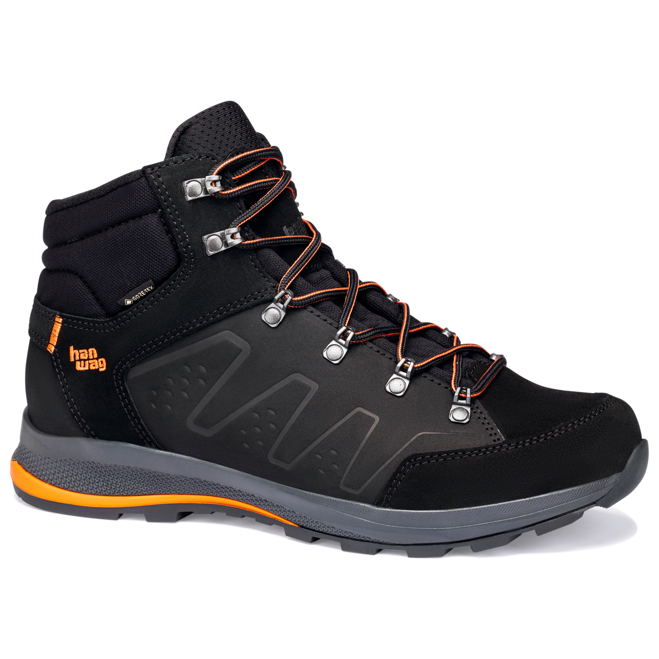 Ботинки для прогулки Hanwag Torsby GTX, цвет Black/Orange
