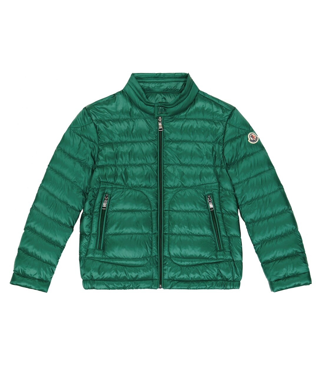 

Пуховик акор Moncler Enfant, зеленый