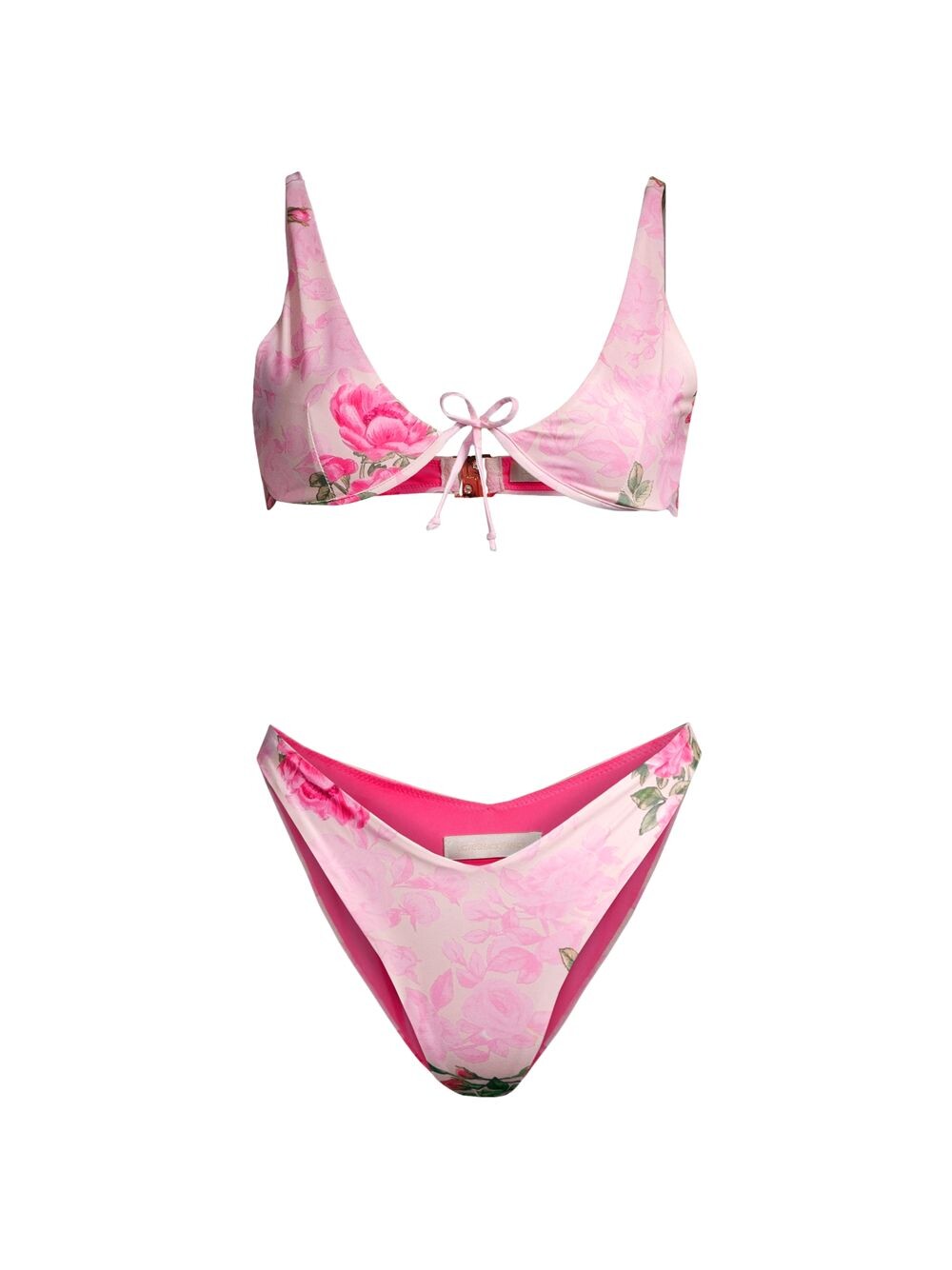 

Комплект бикини Kinney из двух частей LoveShackFancy, розовый