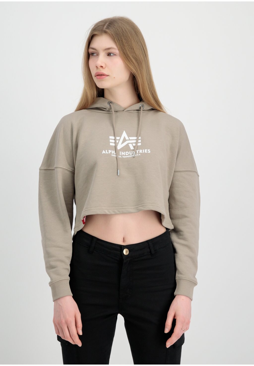 

Толстовка с капюшоном Alpha Industries, песочный, Бежевый