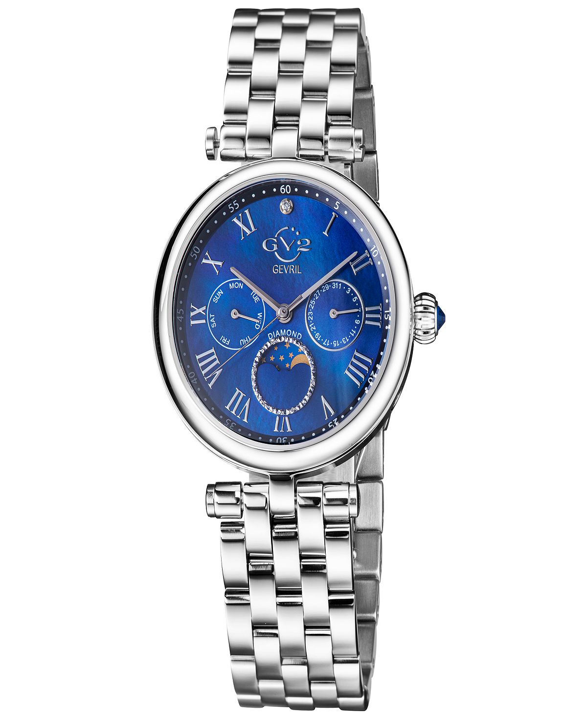 Женские часы Florence швейцарские кварцевые серебристого цвета с браслетом из нержавеющей стали 36 мм Gevril женские часы q серебристого цвета с браслетом из нержавеющей стали 36 мм timex