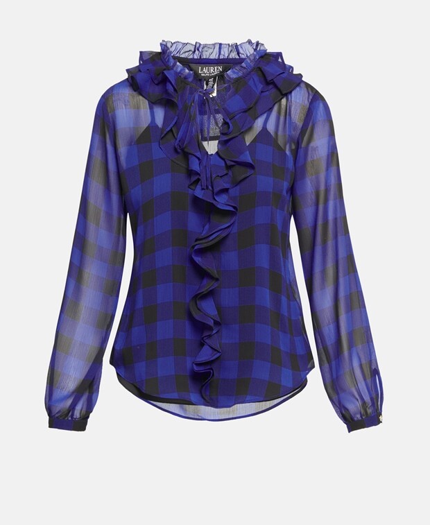 

Элегантная блузка Lauren Ralph Lauren, синий