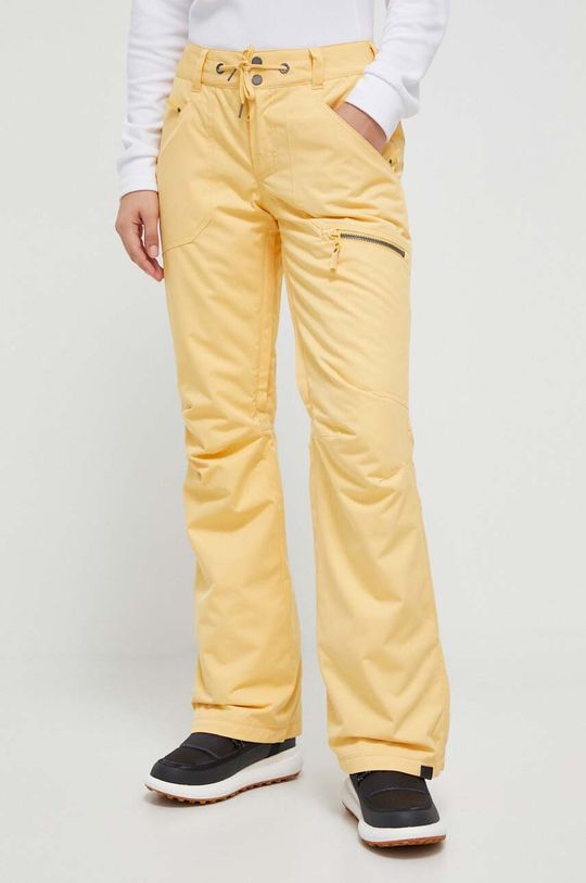 Надя брюки Roxy, желтый брюки roxy размер s желтый