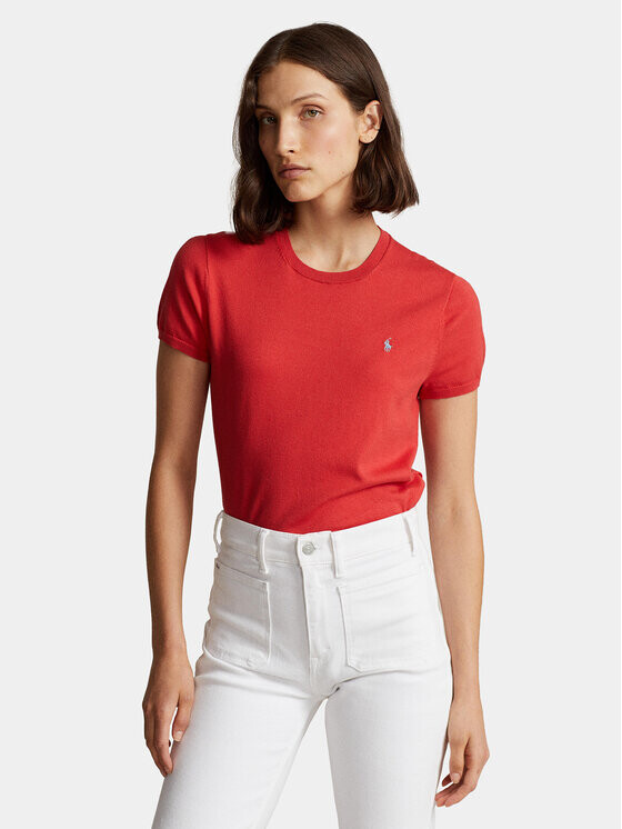 

Пуловер свободного кроя Polo Ralph Lauren, красный