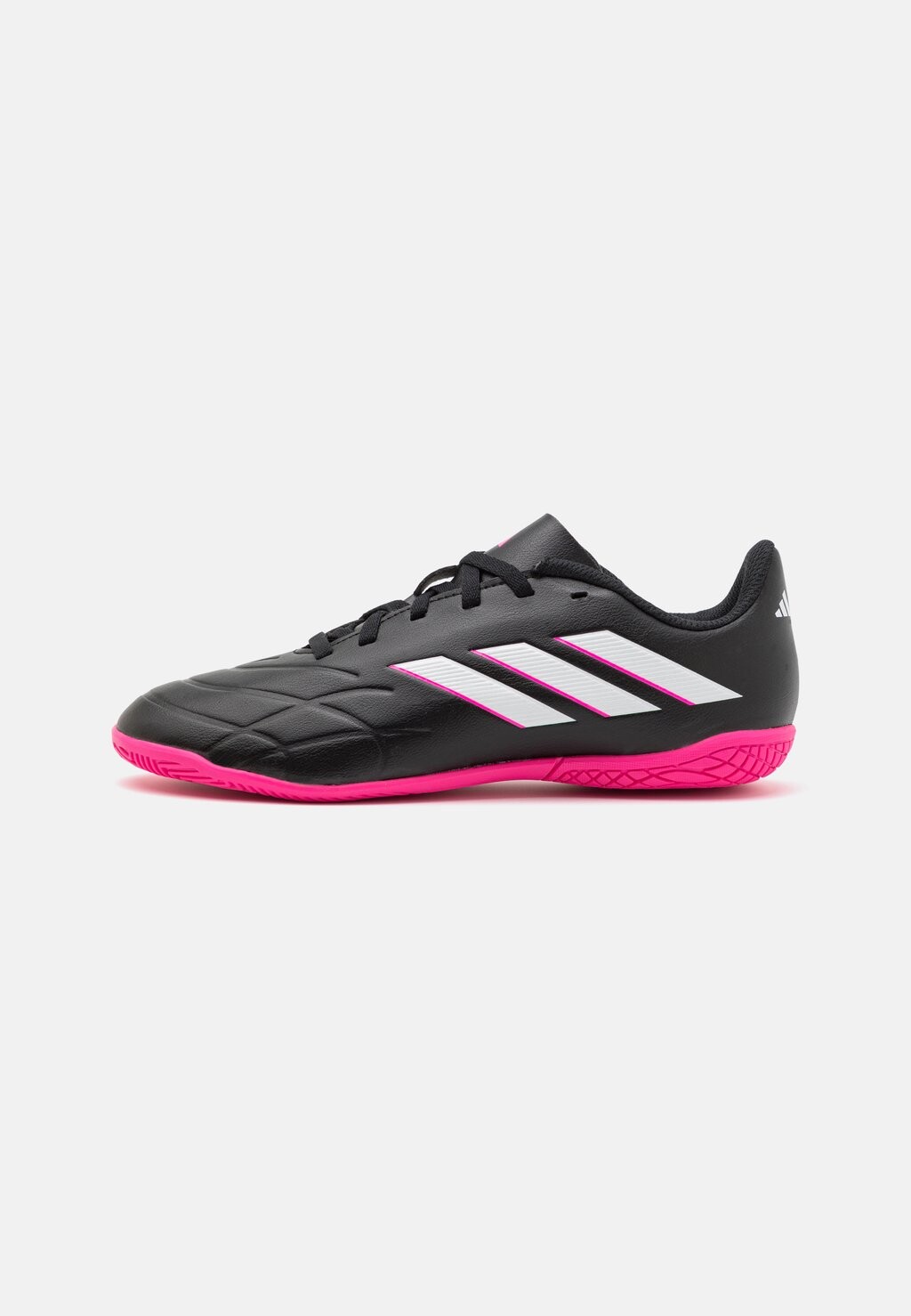 

Футбольные бутсы Copa Pure.4 In J Unisex Adidas, цвет core black/metallic/team shock pink