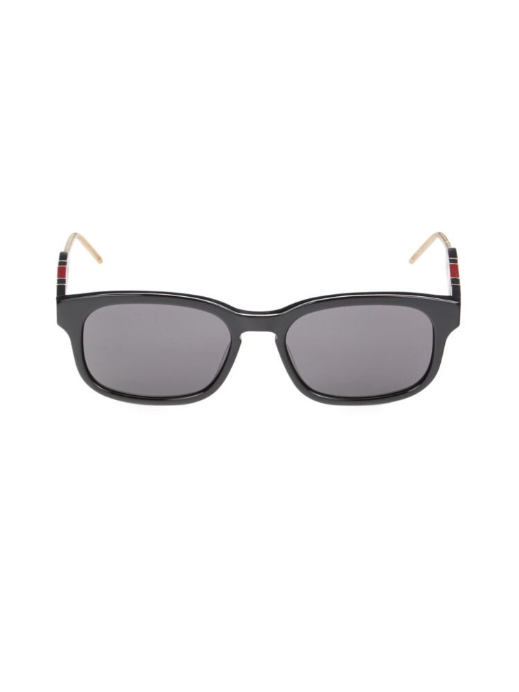 

Прямоугольные солнцезащитные очки 55MM Gucci, черный