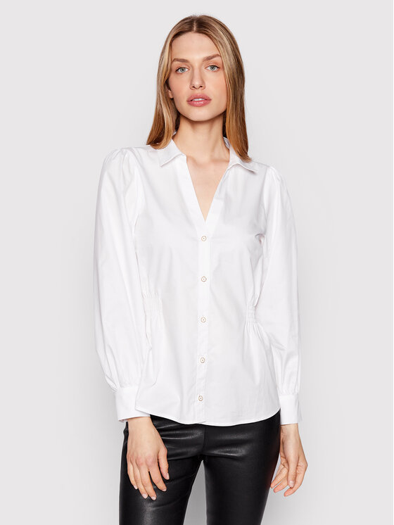 Рубашка стандартного кроя Karen By Simonsen, белый рубашка классического кроя karen by simonsen белый