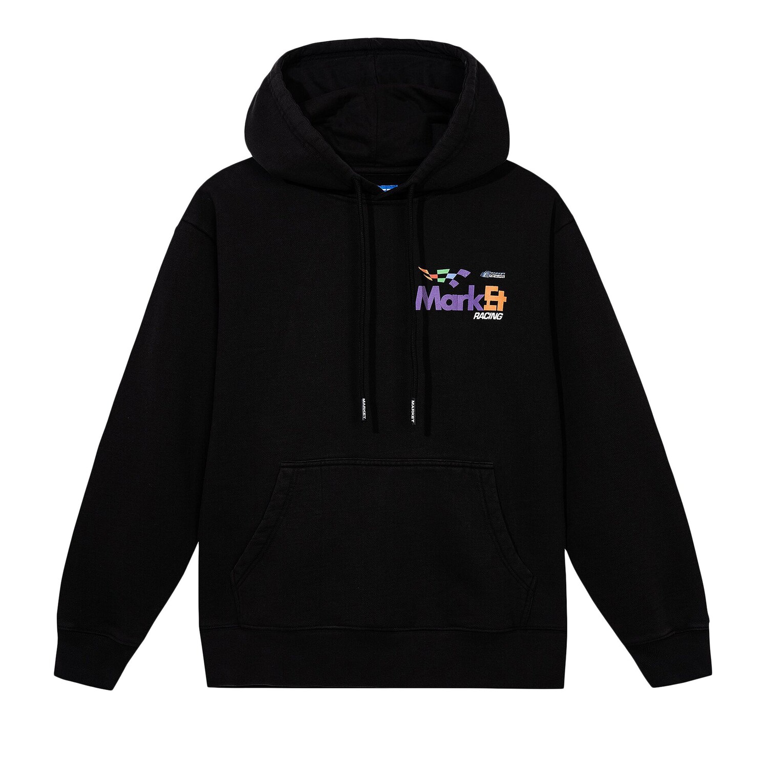 

Пуловер с капюшоном Market Express Racing Washed Black