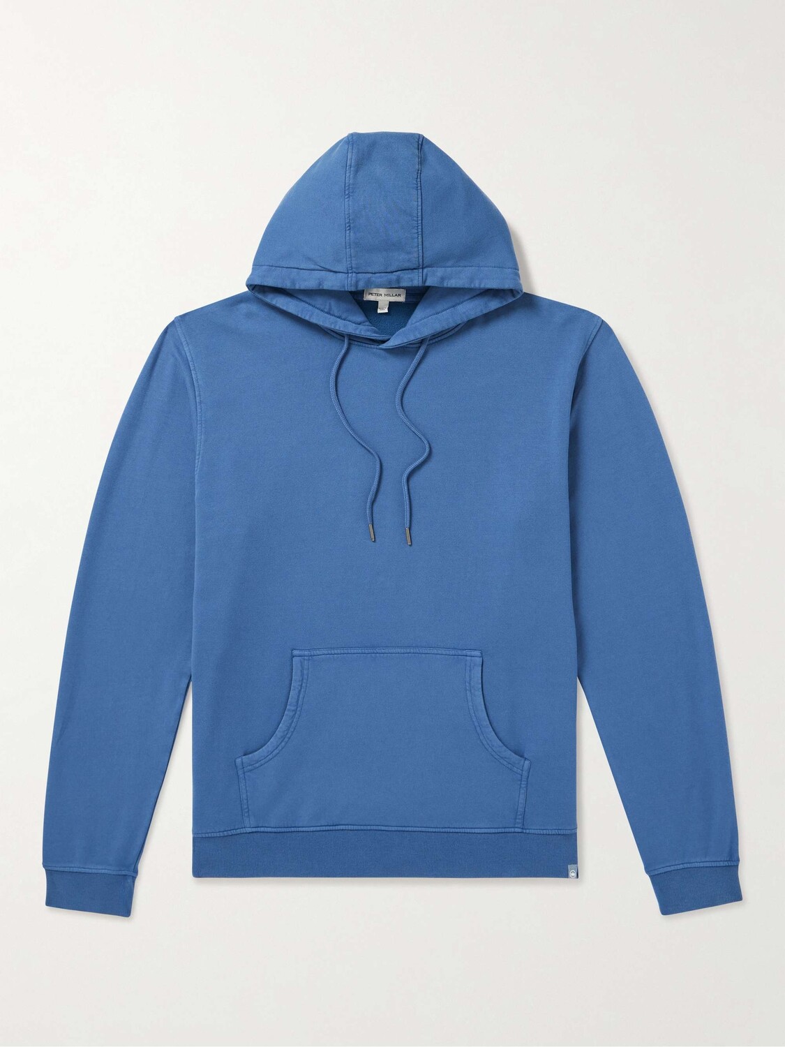 

Худи из смесового хлопкового джерси Lava Wash PETER MILLAR, синий