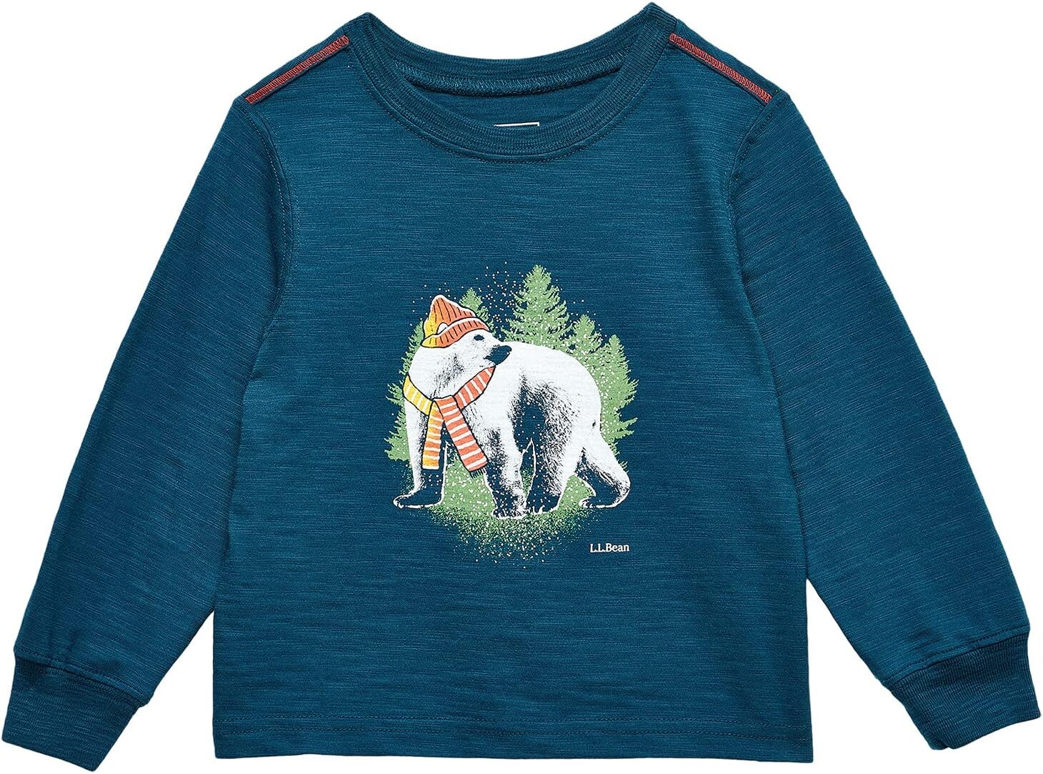 

Футболка L.L.Bean Graphic Tee II Long Sleeve, цвет Deep Admiral Blue Bear