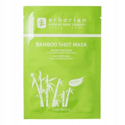 цена Увлажняющая тканевая маска, 15 г Erborian Bamboo