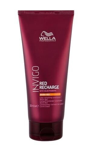 

Кондиционер для волос для женщин 200мл (Теплый красный) WELLA Red Recharge Invigo