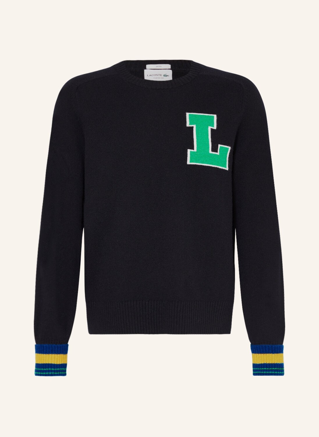 

Свитер LACOSTE, темно-синий
