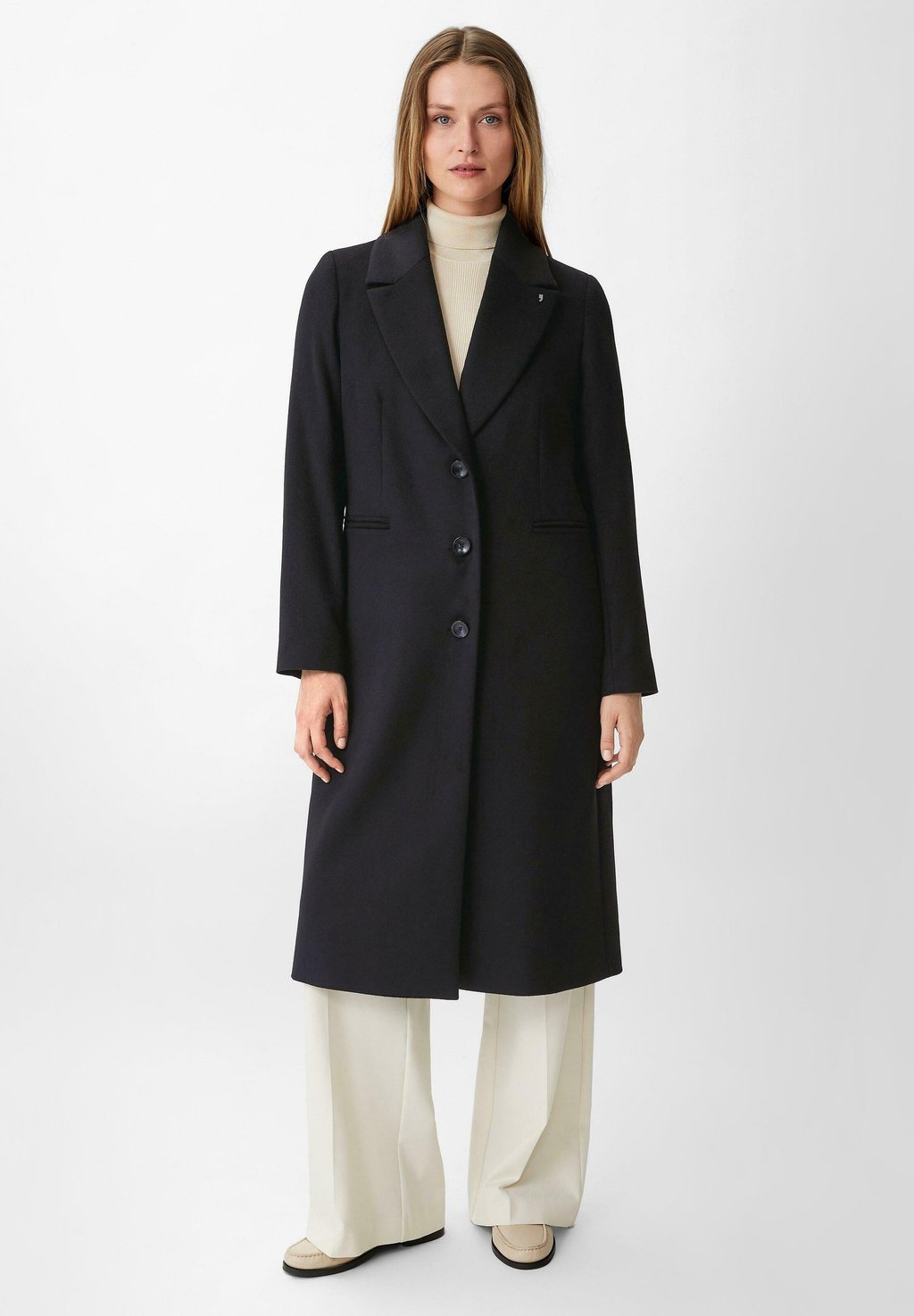 Классическое пальто MANTEL comma, цвет schwarz классическое пальто mantel comma цвет schwarz