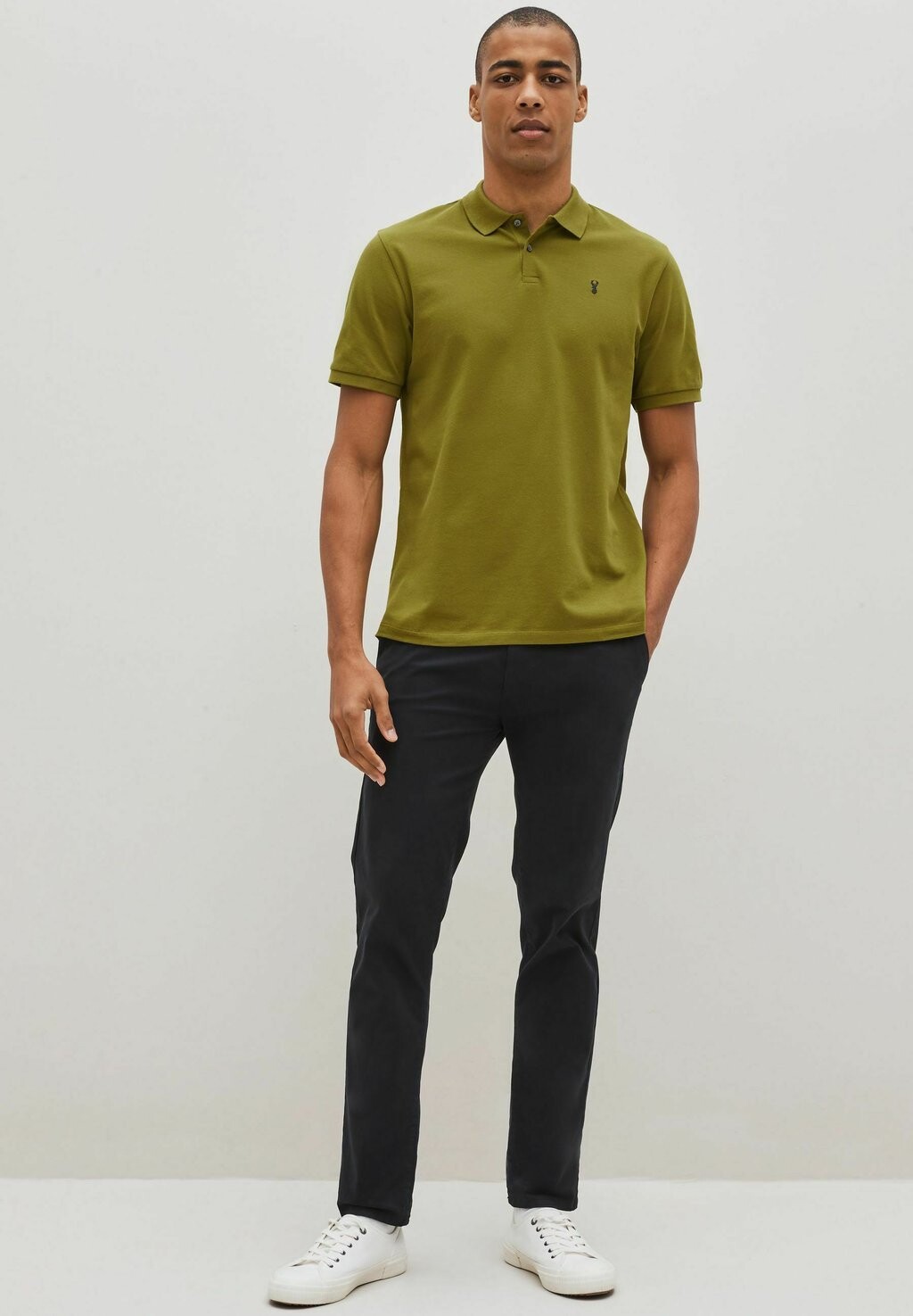 

Поло Regular Next, цвет olive green