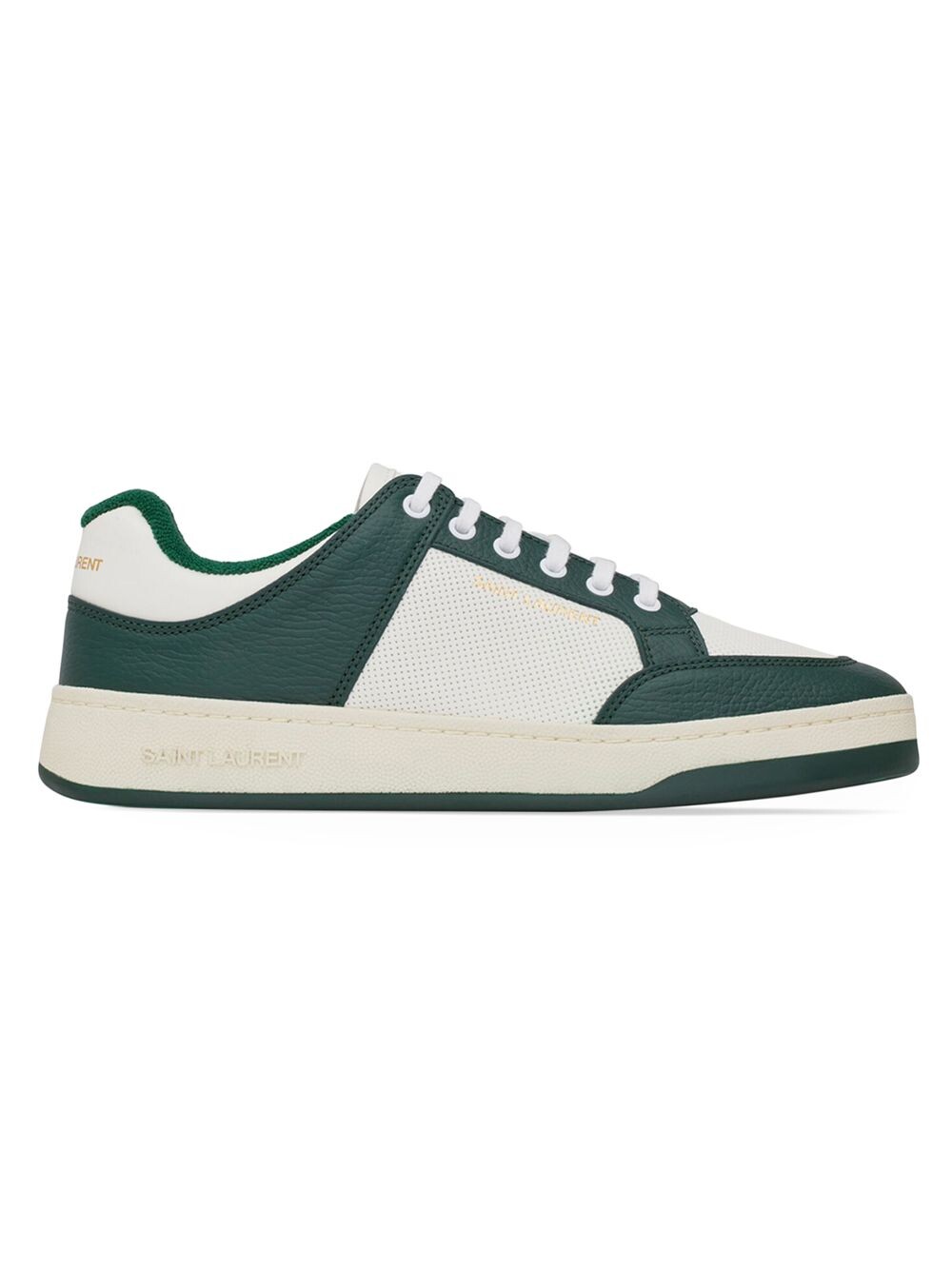 

Низкие кроссовки SL/61 из зерненой кожи Saint Laurent, белый