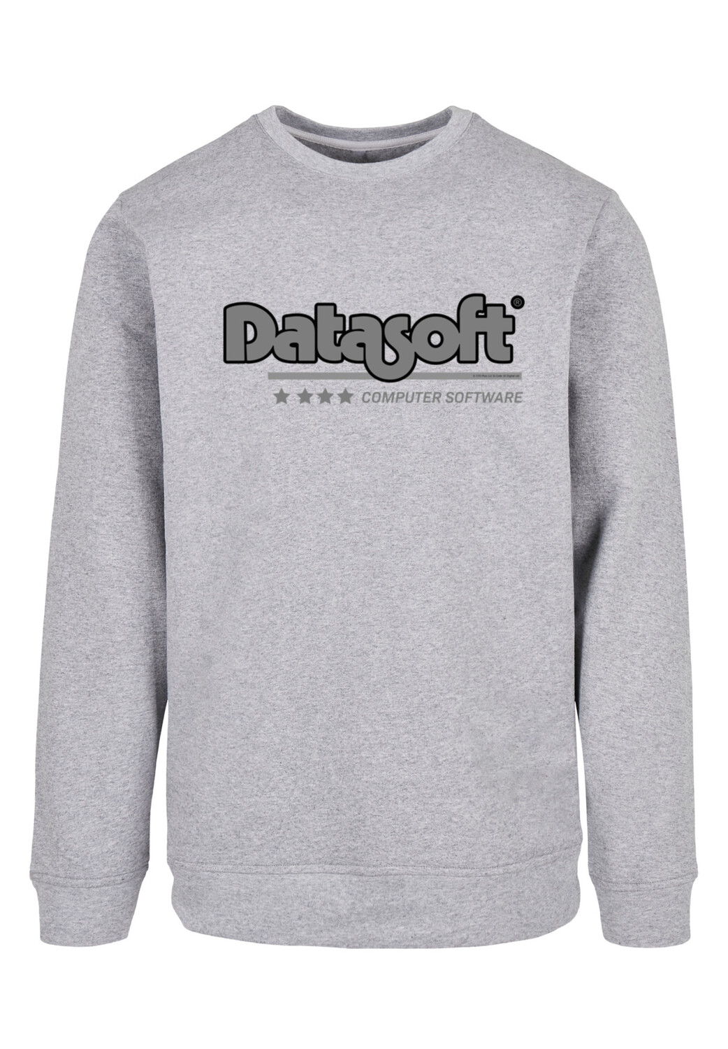 

Пуловер F4NT4STIC Sweatshirt Retro Gaming Datasoft Logo schwarz, цвет grau meliert