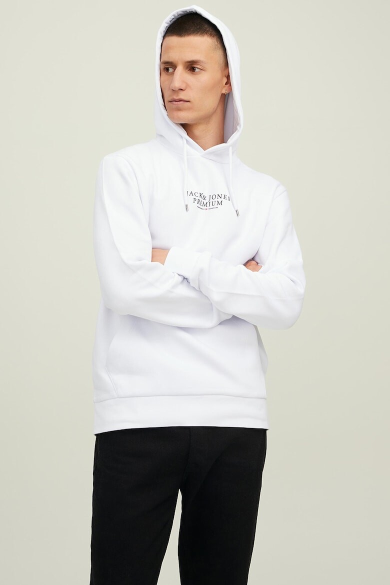 

Хлопковая толстовка с логотипом Jack & Jones, белый