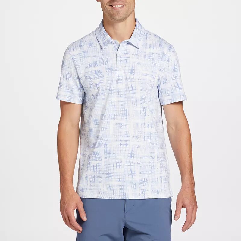 Мужская футболка-поло для гольфа с принтом пике в клетку Vrst фотографии