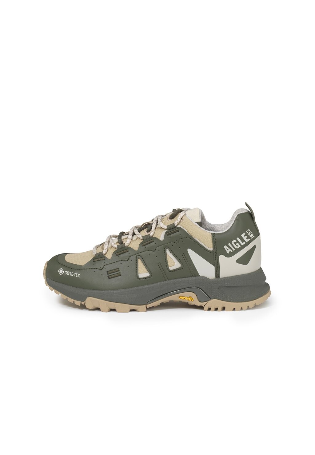 

Ботильоны на шнуровке Aigle, цвет khaki