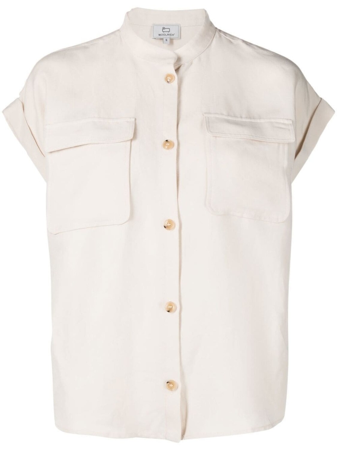 

Woolrich рубашка с рукавами кап, нейтральный цвет