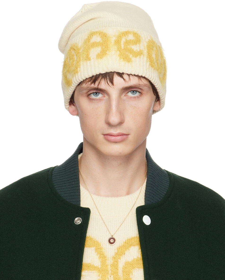 

Off-White шапка-бини с логотипом Marni