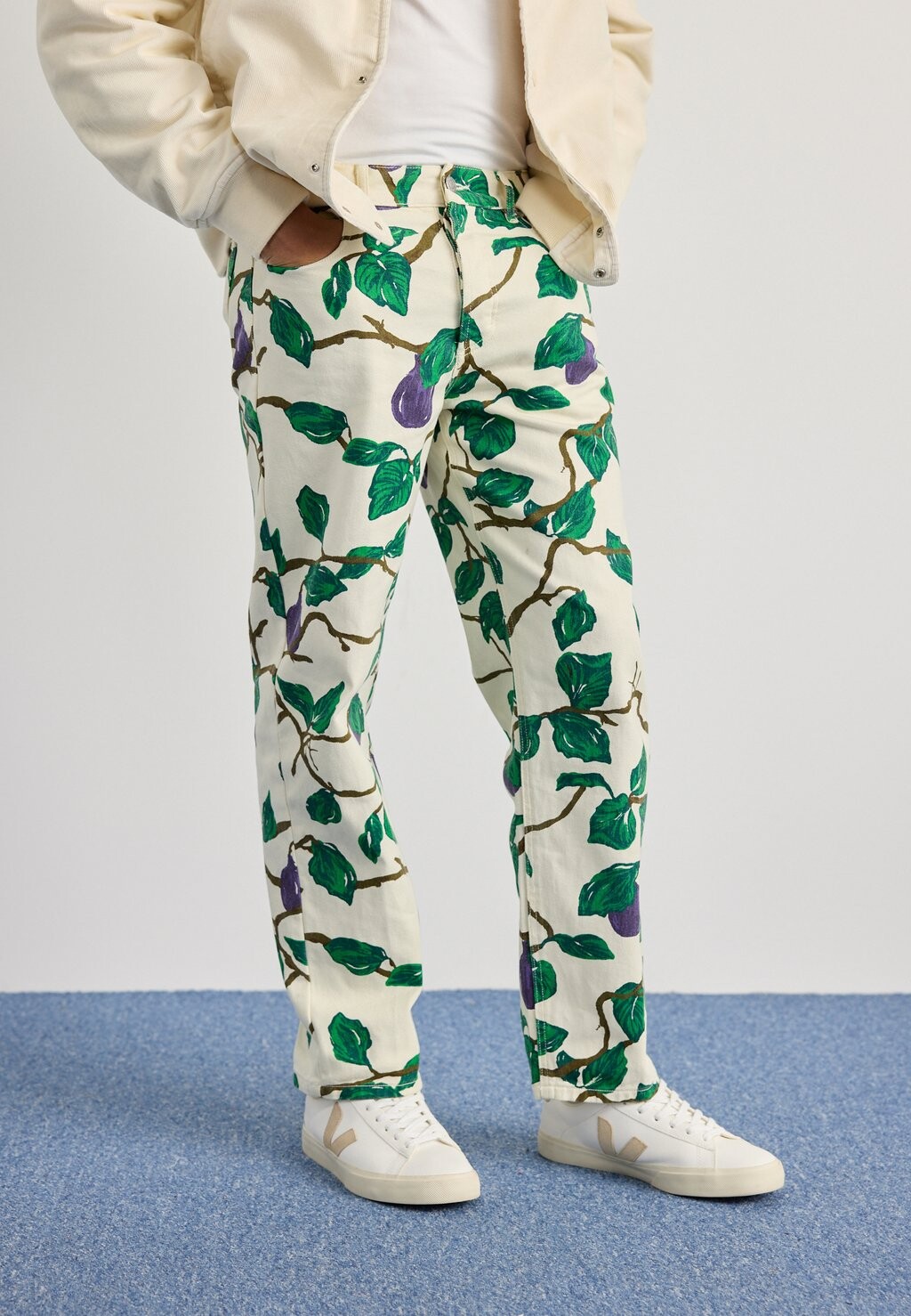 

Джинсы свободного кроя HARDWORK PRINTED Obey Clothing, цвет offwhite