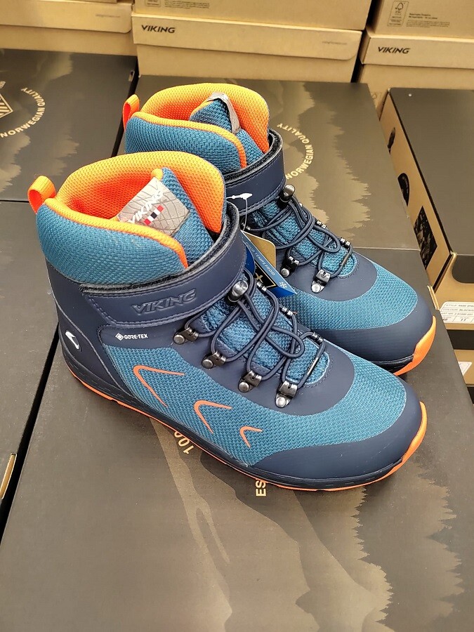 

Ботинки зимние Viking Liam Warm Gtx на шнурках, синий