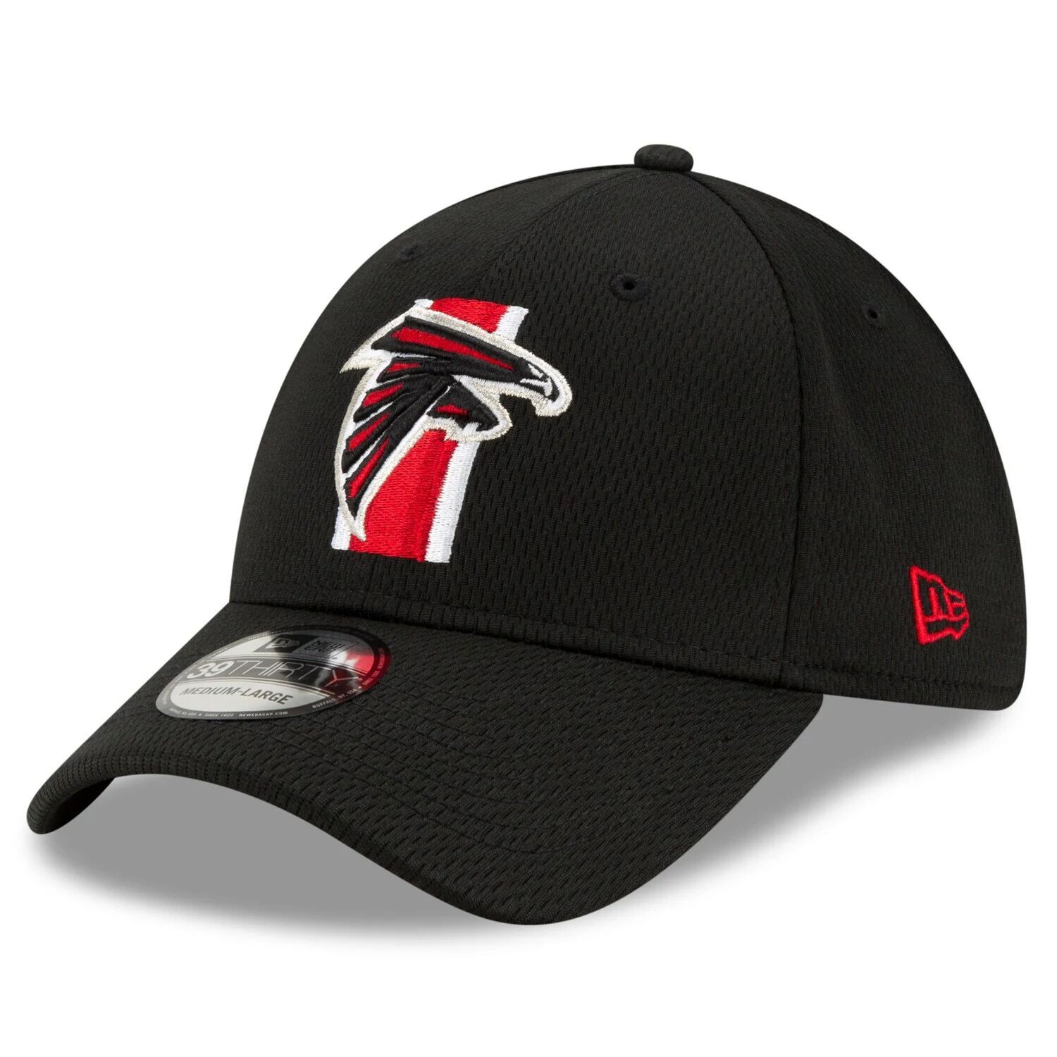 

Мужская гибкая кепка New Era Black Atlanta Falcons 2021, тренировочный лагерь НФЛ 39THIRTY