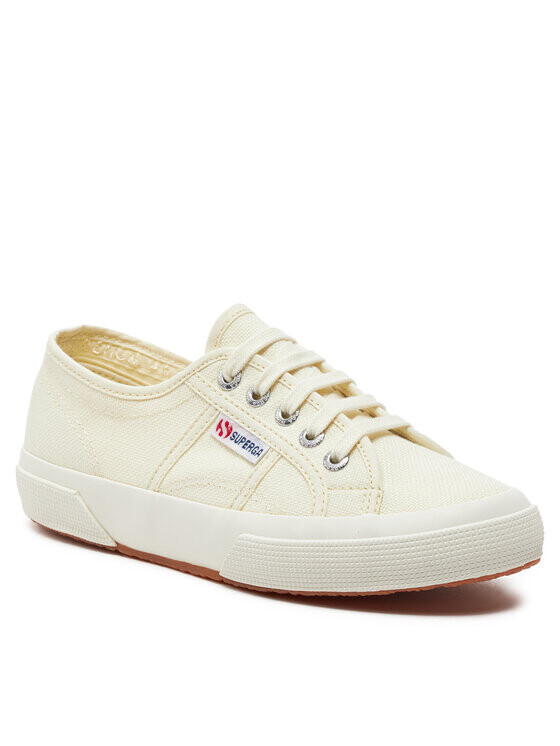 

Кроссовки из ткани Superga, бежевый