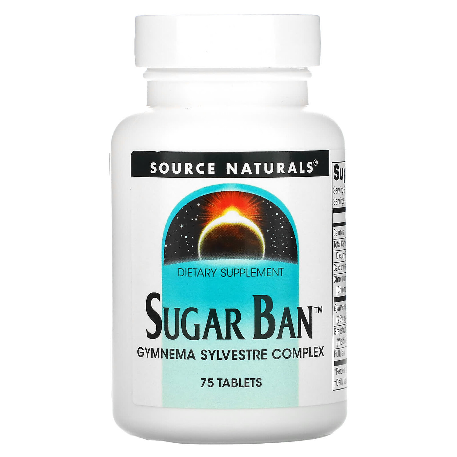 

Sugar Ban, 75 таблеток, Source Naturals