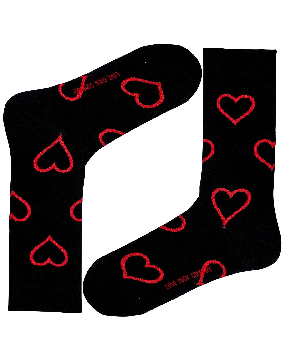 

Женские носки для экипажа из органического хлопка Big Heart Love Sock Company, черный