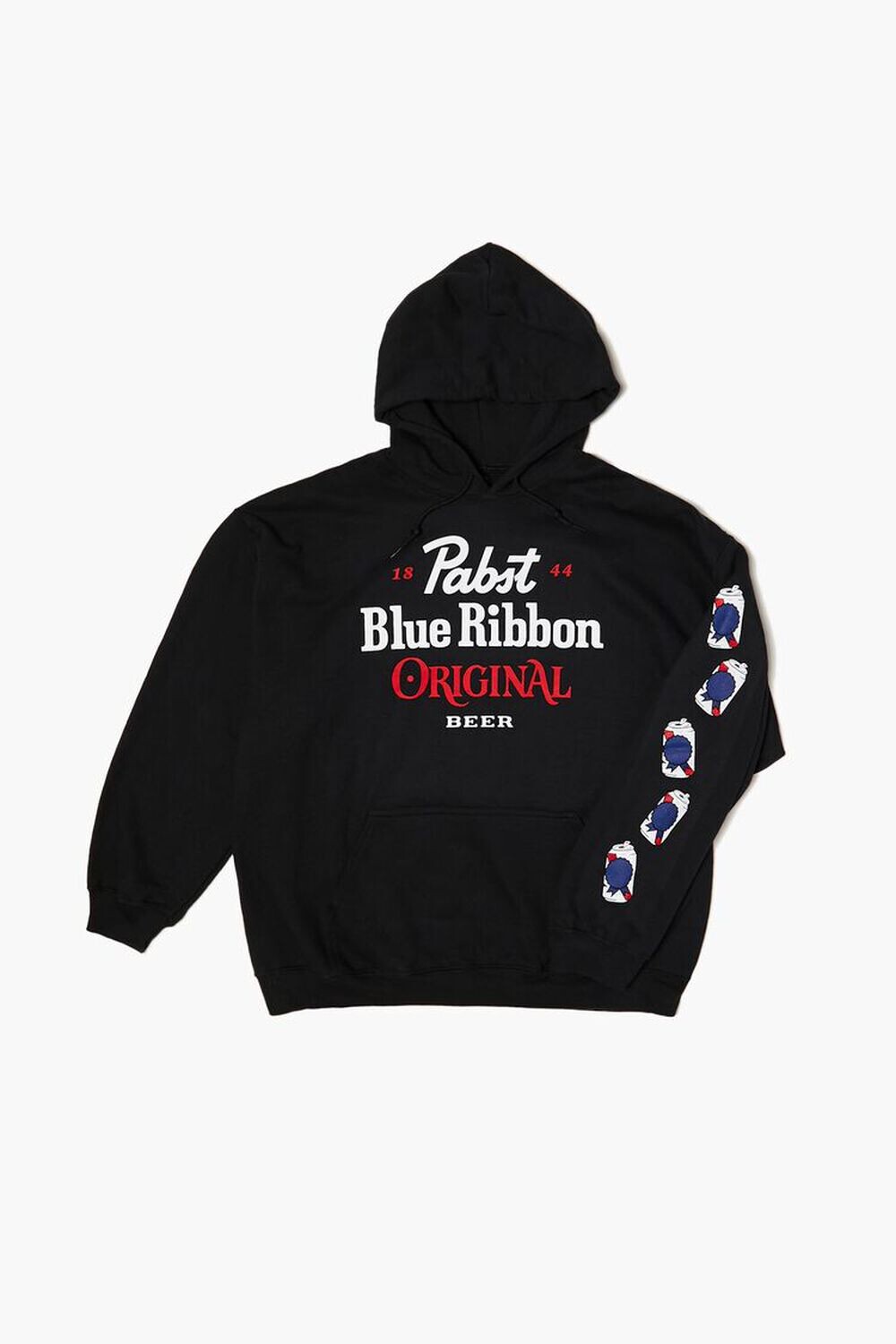 

Толстовка Pabst с синей лентой и графическим рисунком Forever 21, черный