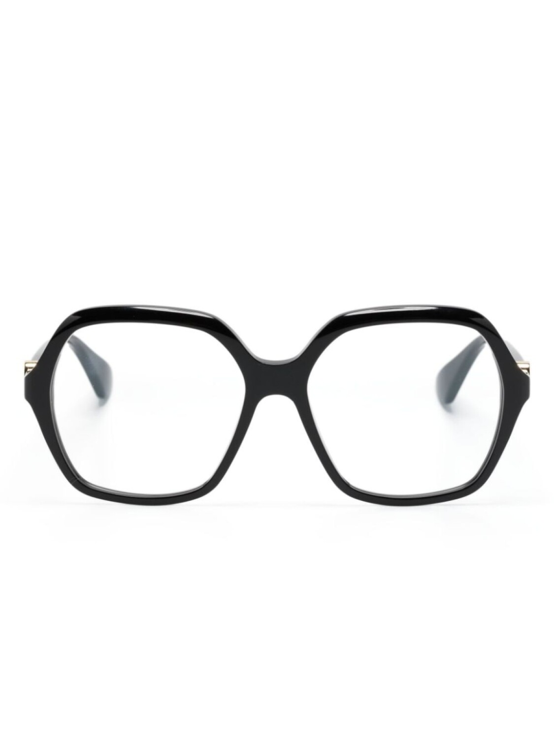 

Cartier Eyewear очки в массивной оправе с логотипом, черный