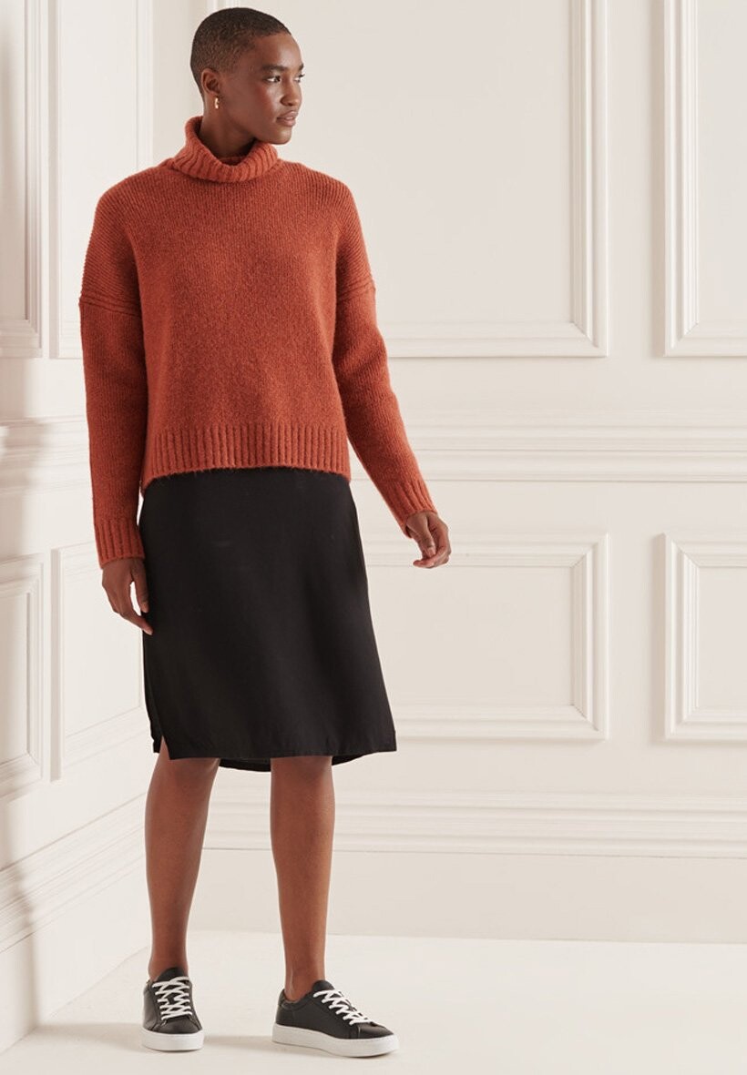 

Свитшот Superdry, цвет burnt brick
