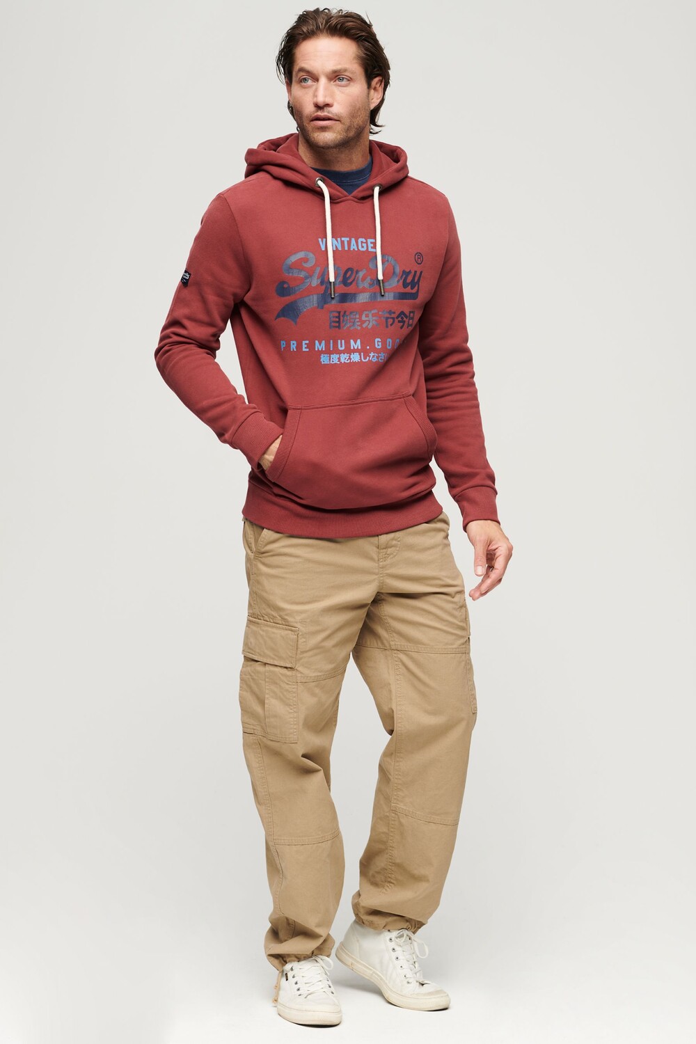 

Классический Вл Наследие Superdry, красный