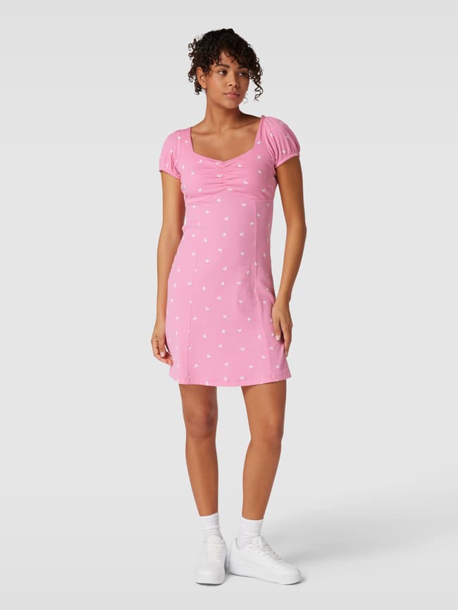 цена Мини-платье с узором по всей поверхности Tom Tailor, розовый
