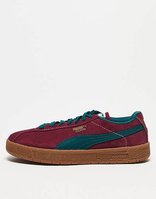 

Кроссовки Puma Delphin из темной яшмы и золота