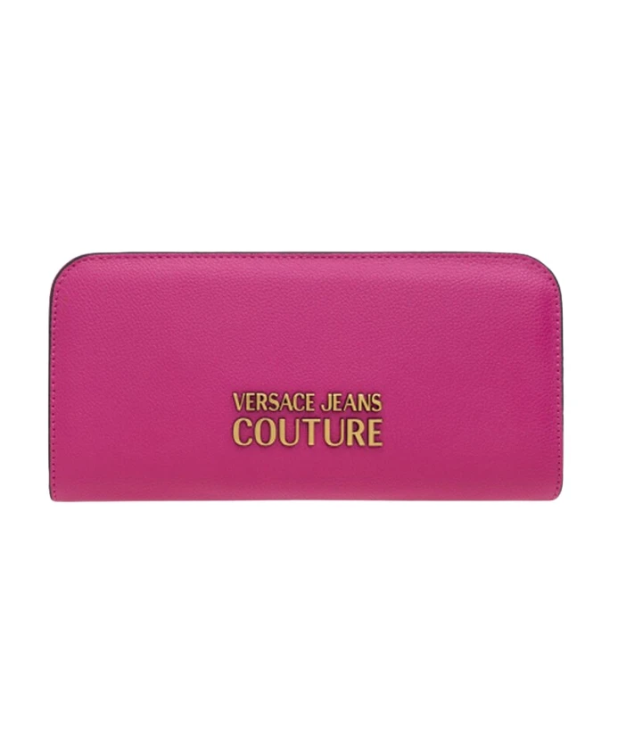 

Клатч на синтетической молнии в оригинальном футляре Versace, розовый